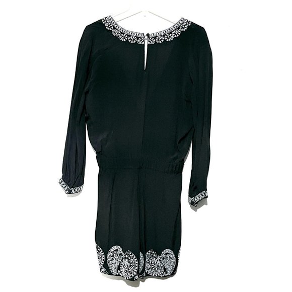 LOFT Embroidered Wrap Romper - Picture 4 of 13